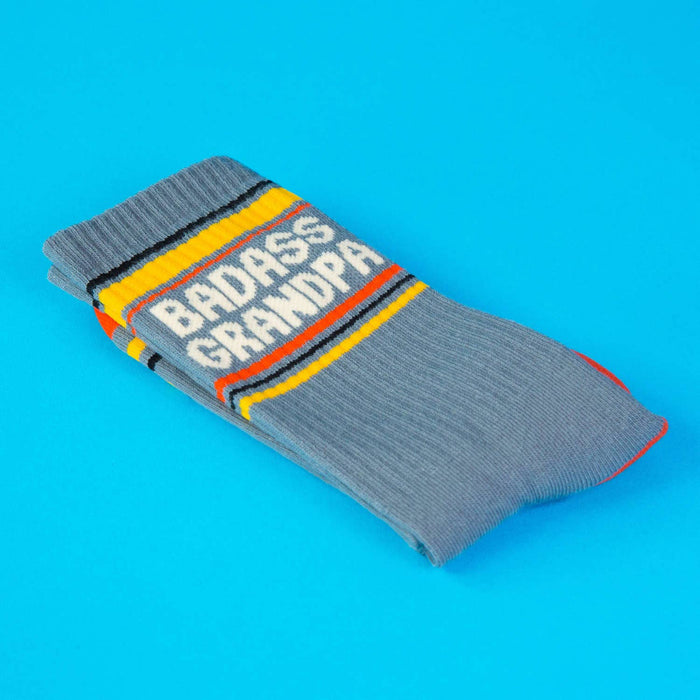 Badass Grandpa Gym Crew Socks