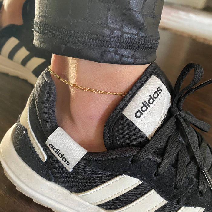 18k Gold Filled 2mm Rounded 3x1 Figaro Chain