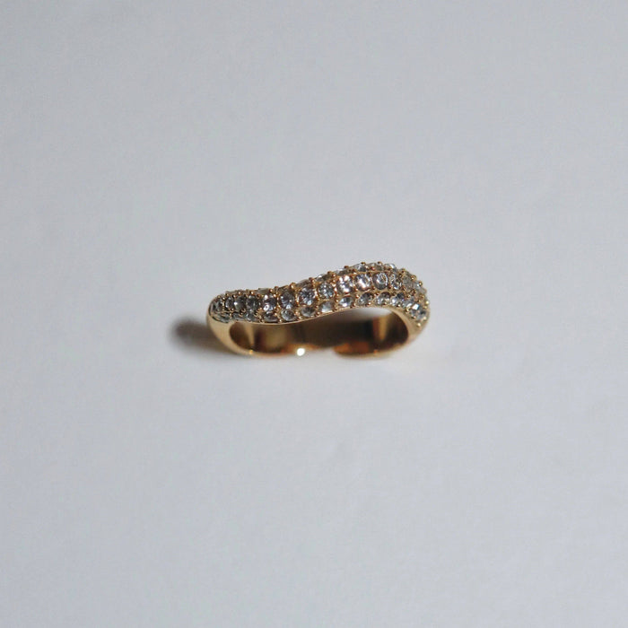 Wavy Pave Ring