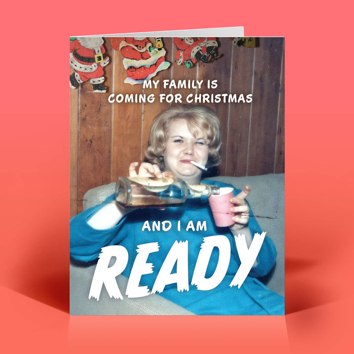 I AM READY Christmas Card