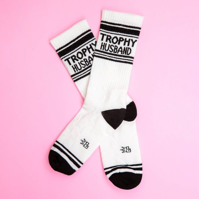 Trophy Husband Gym Crew Socks