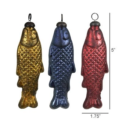 Glass Fish Ornament