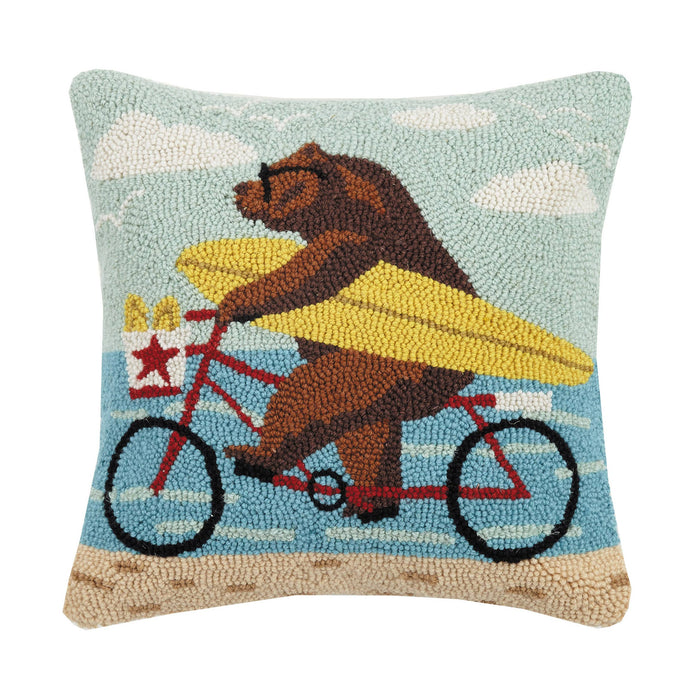 Surfing California Hook Pillow
