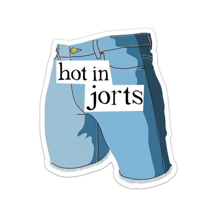 Hot In Jorts Stickers