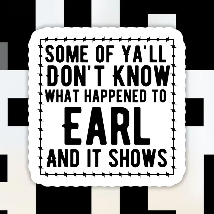 Earl Sticker