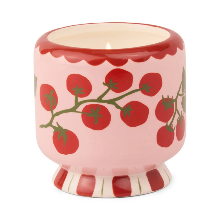 A Dopo Handpainted Ceramic Candle