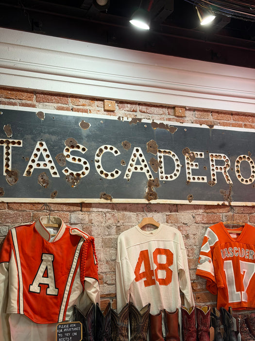 Vintage Atascadero Metal Street Sign