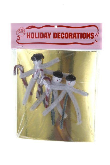 Chenille Snowman Trim 2 Pack