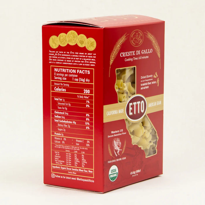 Etto Pasta - Creste Di Gallo 1lb Box