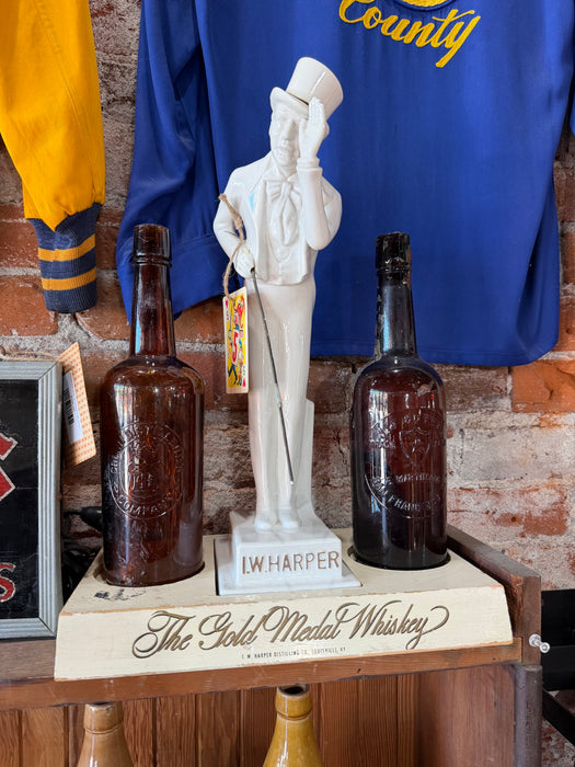 1950s I.W. Harper Gold Medal Whiskey Bar Back Store Display Advertising Vintage Large