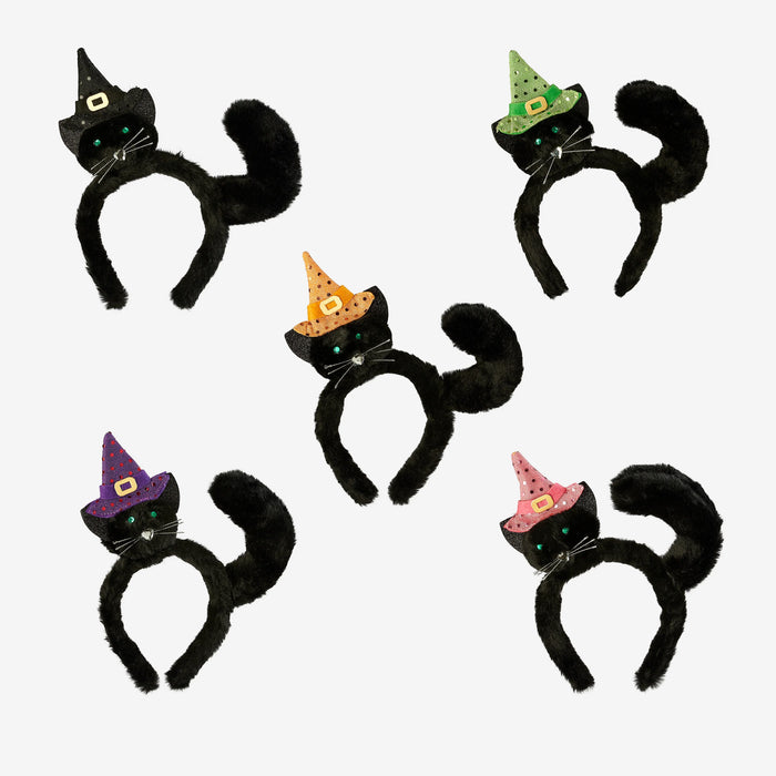 Cat w/ Witch Headband