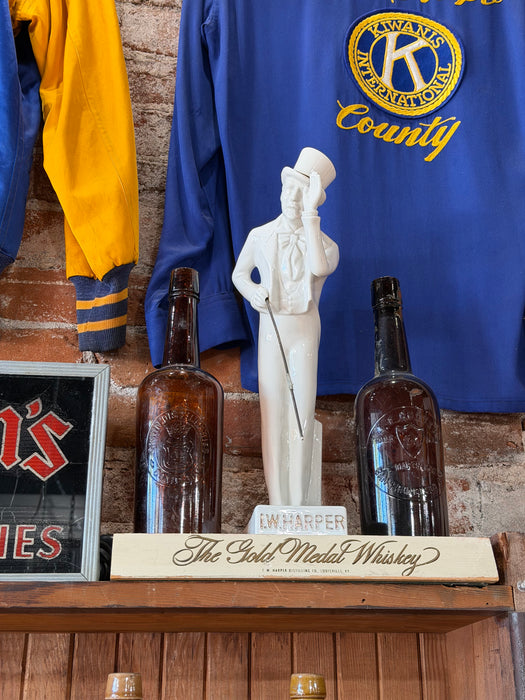 1950s I.W. Harper Gold Medal Whiskey Bar Back Store Display Advertising Vintage Large