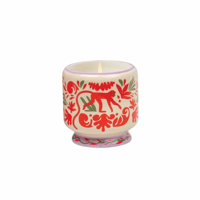 A Dopo Handpainted Ceramic Candle