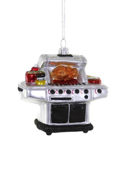 Grill Master Glass Ornament