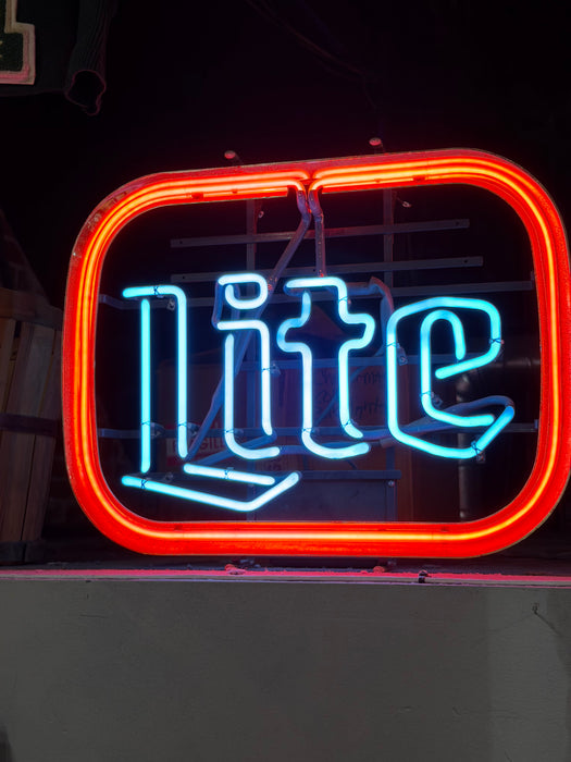 Vintage Neon Sign Beer Advertising