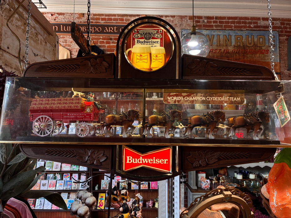Vintage Budweiser Clydesdale Hanging Light