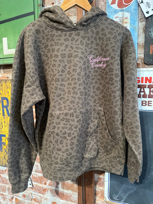 SLO California Cowboy Leopard Hoodie