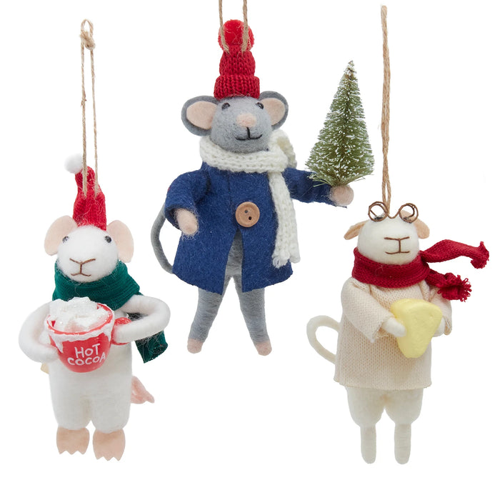 XMas Mice Ornaments