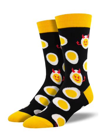 Deviled Eggs Crew Socks