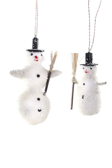 Cotton Snowman Ornament