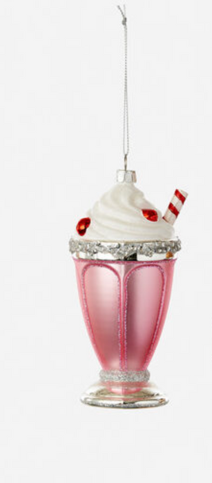 Glass Ice Cream Float Ornament