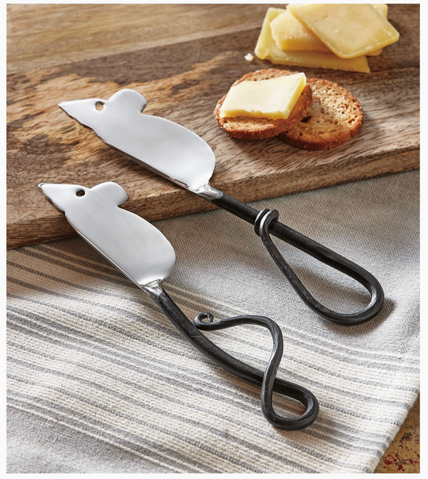 Mouse Cheese Spreader - Set of 2