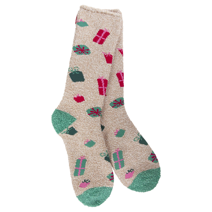 Holiday Christmas Cozy Crew Socks