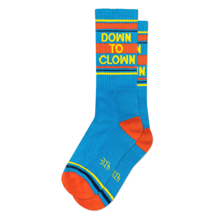 Down To Clown Gym Crew Socks