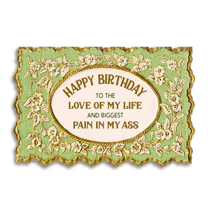 Happy Birthday Love of My Life - Funny Card