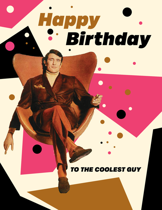 Cool Man Birthday Card