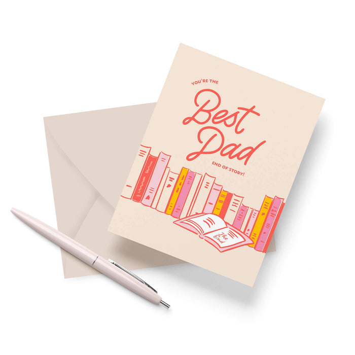 Best Dad | Book Lover Father's Day Card
