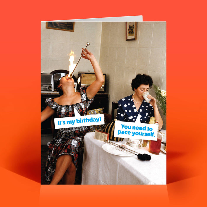 PACE YOURSELF Card