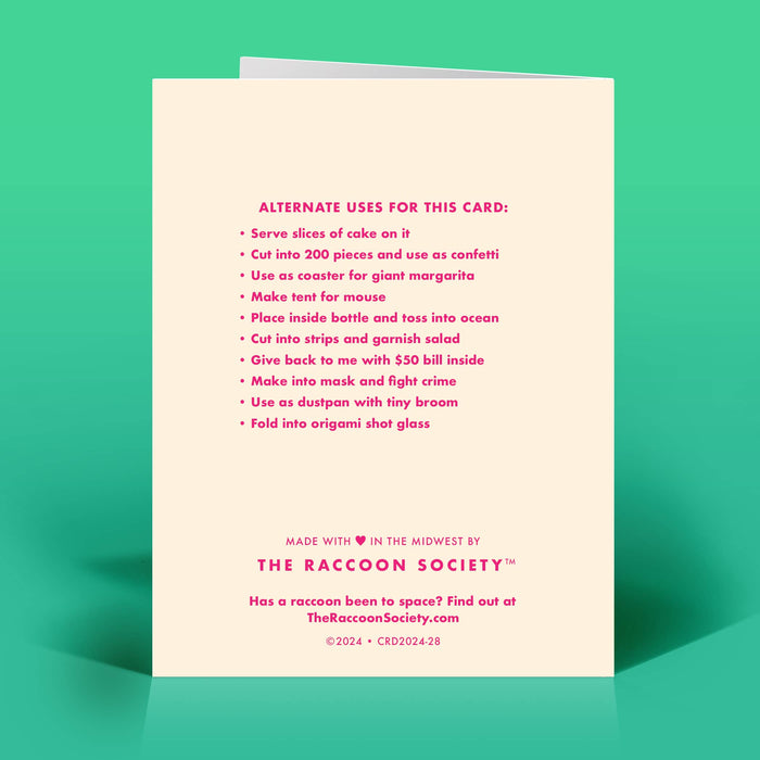 God Get High Birthday Card