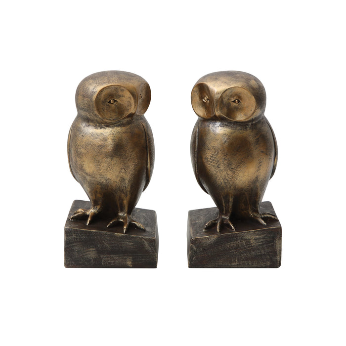 Owl Bookends - Set of 2