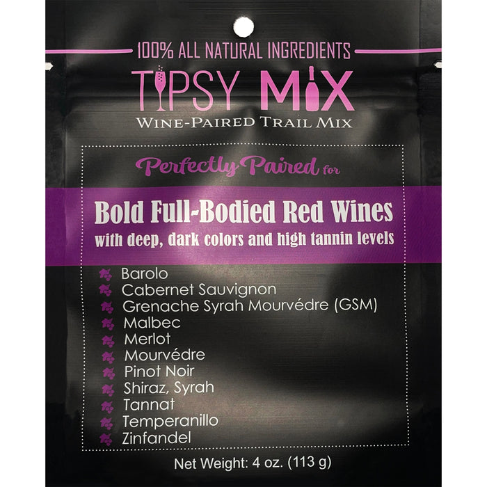 Wine-Paired Trail Mix: Full Bodied Red Wines