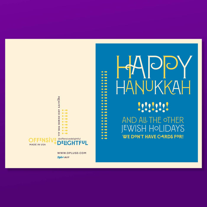 All the Jewish Hanukkah Card