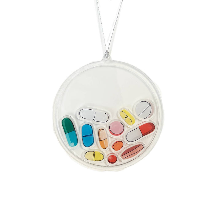 Assorted Pills Shaker Christmas Ornament