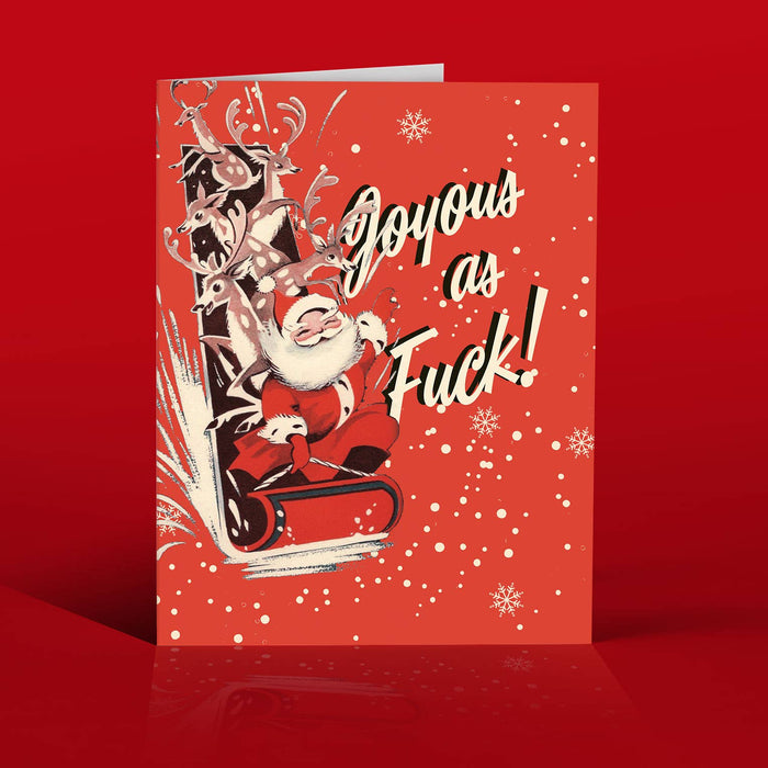 JOYOUS SLEIGH  christmas card