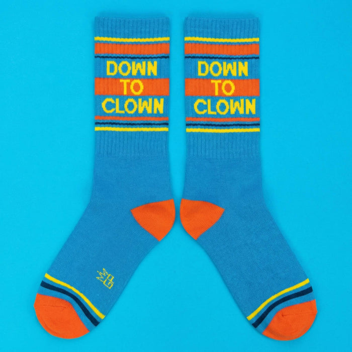 Down To Clown Gym Crew Socks