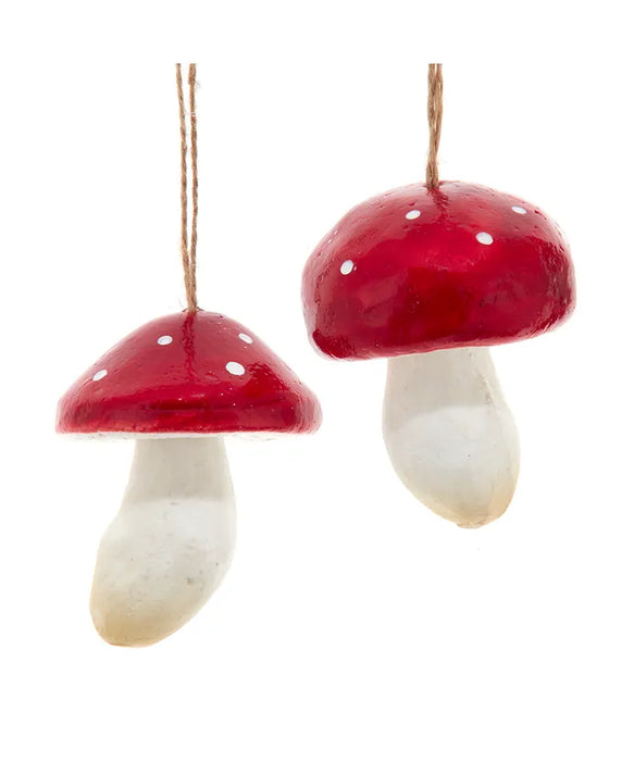 Red Woodland Mushroom Ornament