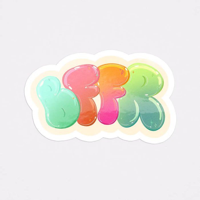 BFFR Jelly Sticker