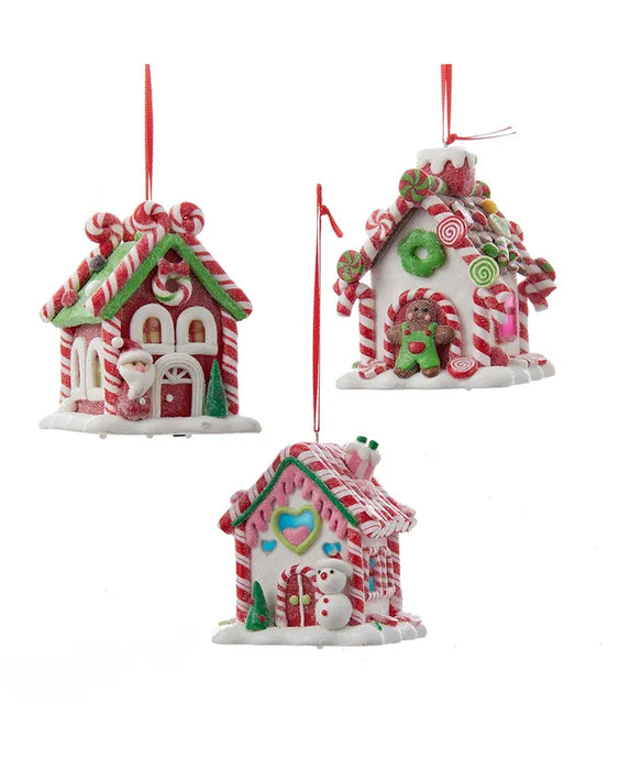 Candy House LED Ornament