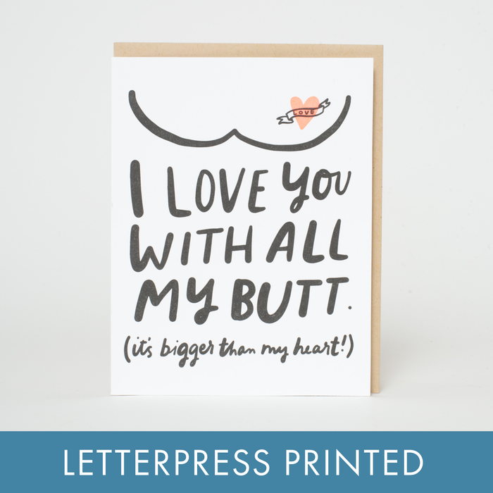 Funny Butts Love Card