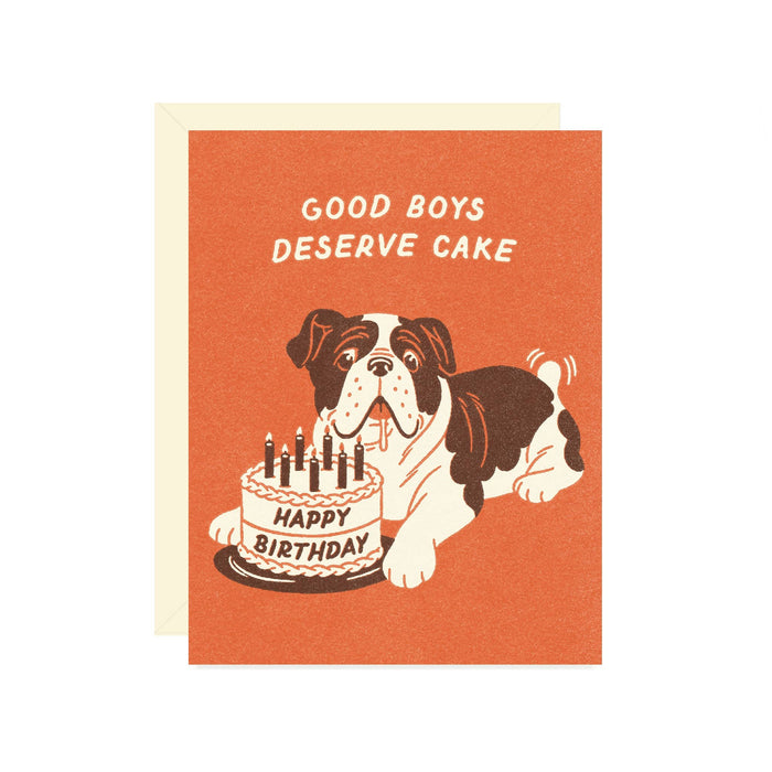 Good Boy Birthday Card