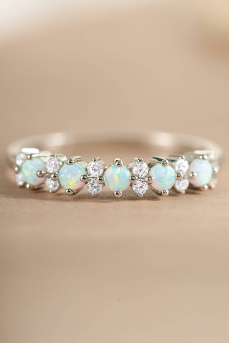Opal Stephanie Stacking Ring