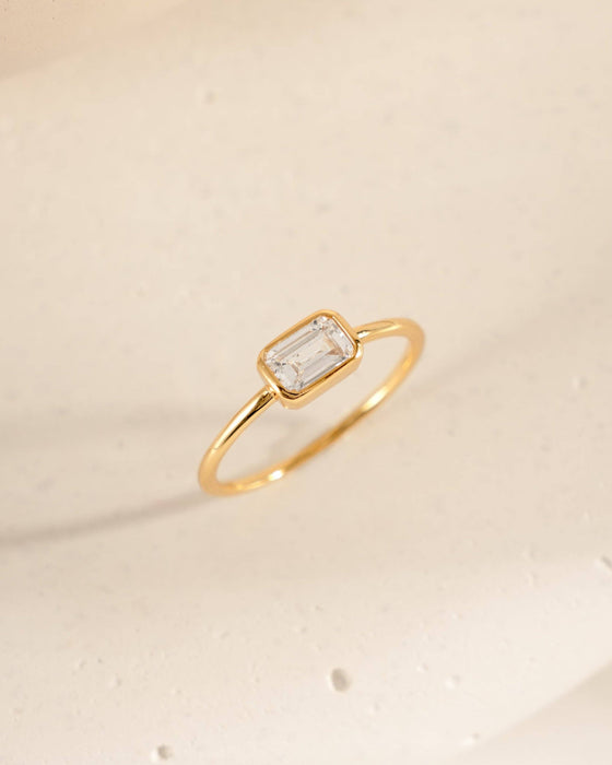 Baguette Bezel Ring