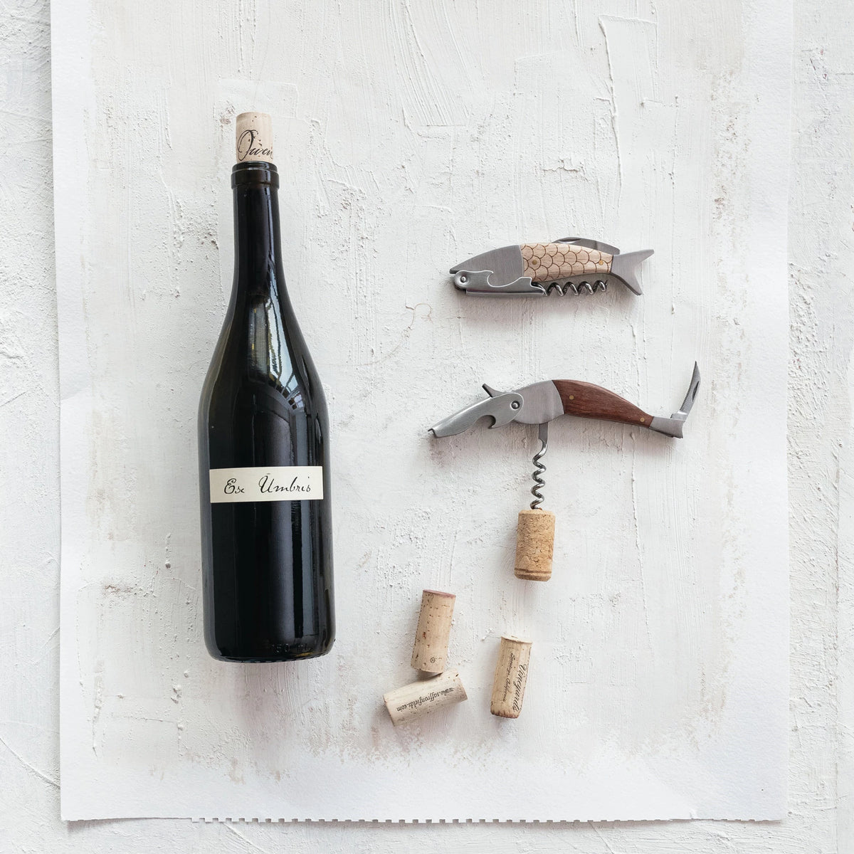 Oakwood + Stainles Steel Fish Bottle Opener — Blackwater