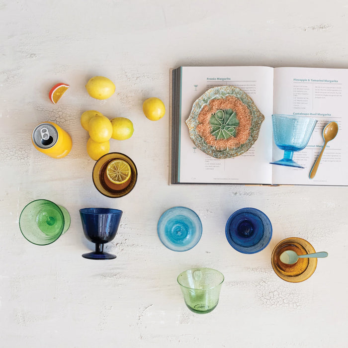 8oz Hand-Blown Stemmed Glass