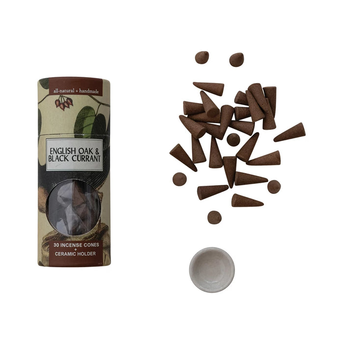 Incense Cones w/ Ceramic Holder