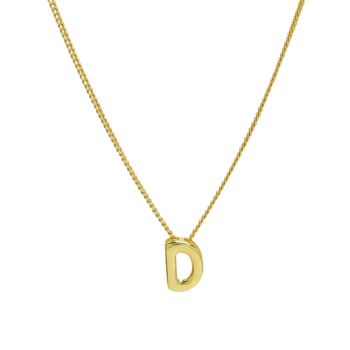 Bubble Letter Charm 18K Gold Filled